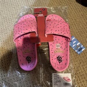 Vans x The Simpsons “Pink D’ohnuts” Slide-On Sandals
